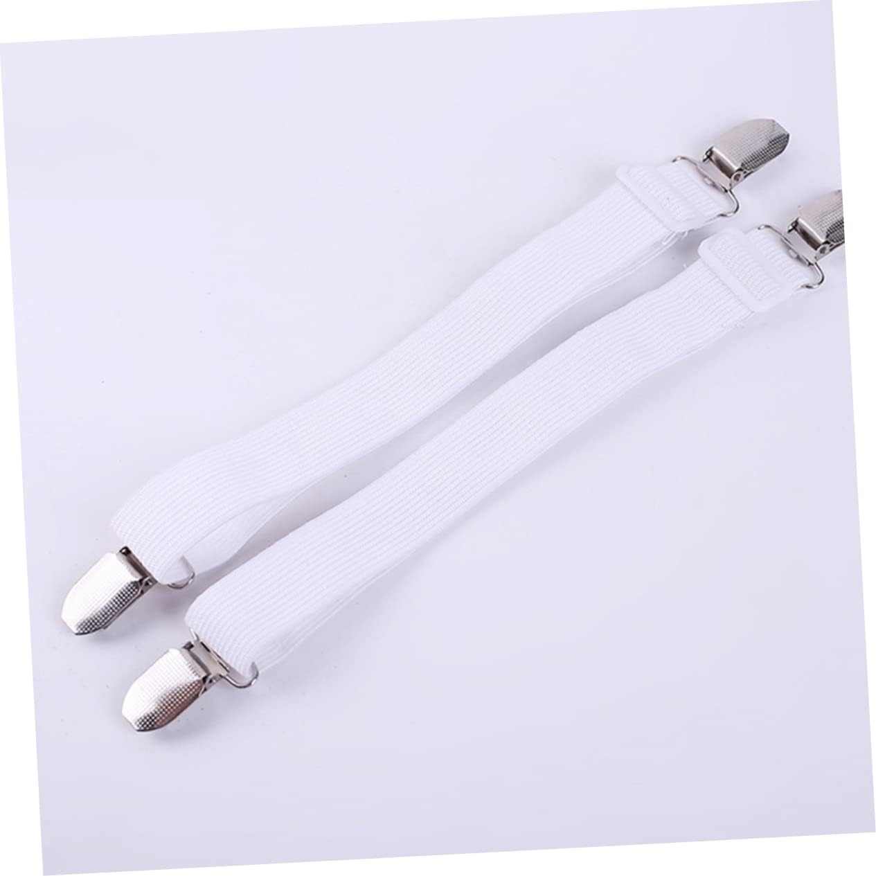 12-Piece Adjustable Bed Sheet Clips Gripper Set Elastic Strap Fasteners for Mattress Covers Sheets Secure for Home Use
