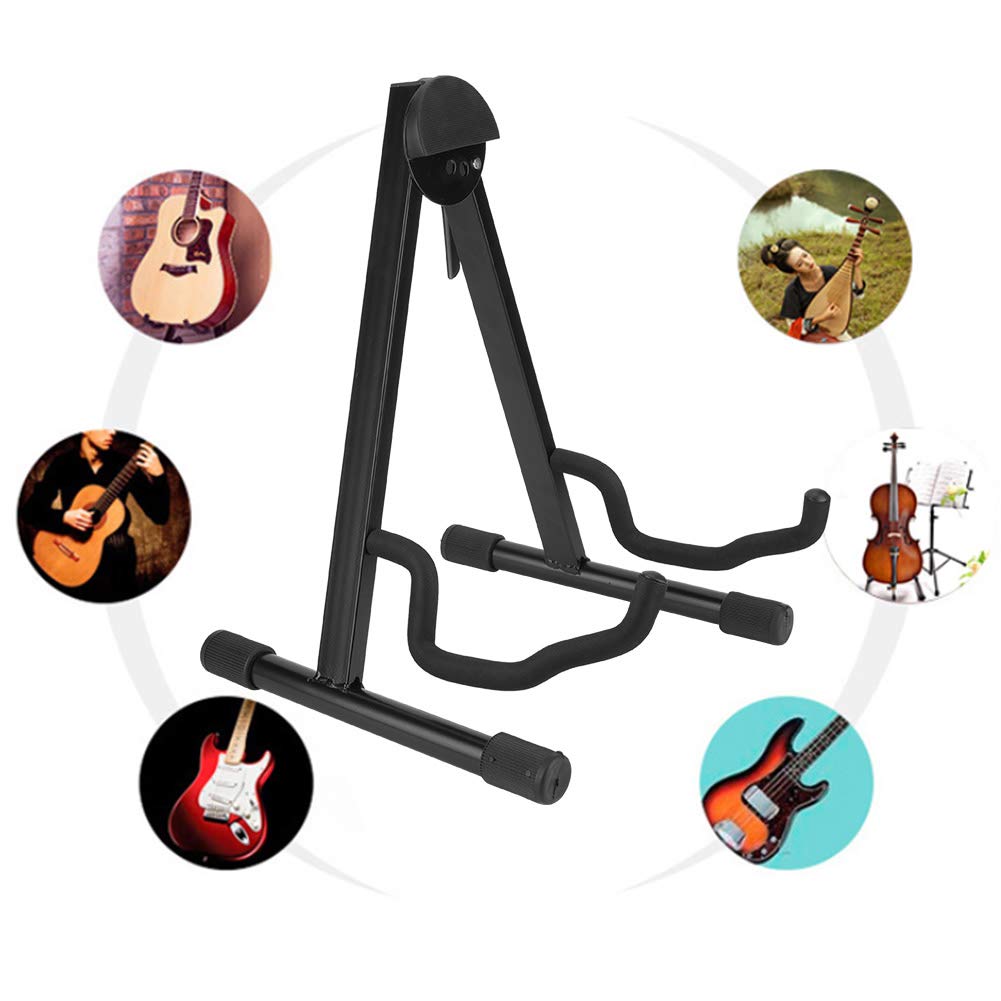 Metal Cello Stand, Folded Cello Stand, Metal Material Safe Performance Display for Cello Home School Classroom