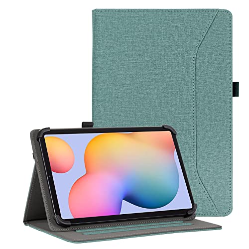 Vakarey 10.1 Inch Tablet Case Compatible with Teclast P30S/P25T/P40HD/T40S/M40 Plus/Pro/Blackview Tab 7 8 12 15 Pro/OSCAL Tab 10/Sgin Tablet Cases 10.1 Inch Universal,Green
