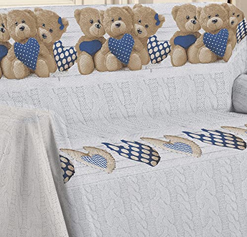 HomeLife Telo Telo Copridivano 3 Posti Cotone