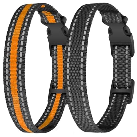 aikko Replacement Strap Dog Collar with Buckle Adjustable Safety Durable Nylon Pet Collars, fit for Most of Dog Training Shock Bark Fence Electronic Collar Receiver Accessories Cover