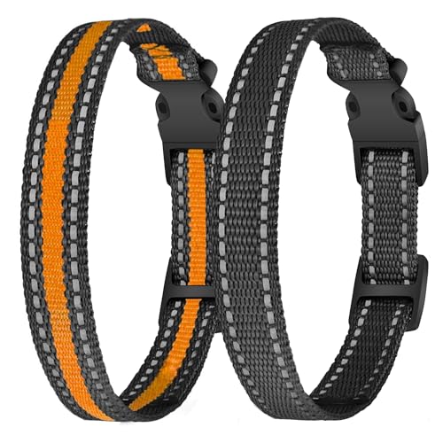 aikko Replacement Strap Dog Collar with Buckle Adjustable Safety Durable Nylon Pet Collars, fit for Most of Dog Training Shock Bark Fence Electronic Collar Receiver Accessories
