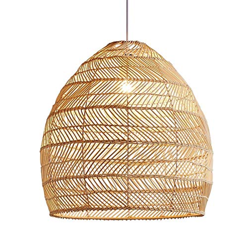 Lampe à main rétro industrielle rotin, lanterne murale Feng Shui E27
