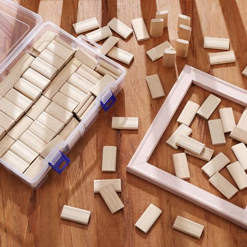 barydat domino tenon beech wood beechwood loose tenons compatible with domino insertion dowel block for joinery systems woodworking furniture splicing200 pcs6mm x 20mm x 40mm