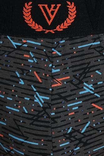 Image of Van Heusen Men's Cotton Trunk - Pack of 1 | Contoured pouch for support | Antibacterial Briefs | Sweat Absorbant | Moistue Wicking | Breathable Everyday Underwear | Long Lasting Color| Fun Prints | Style 10051