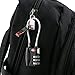Cadenas à bagages à combinaison à 3 chiffres approuvé par la TSA avec