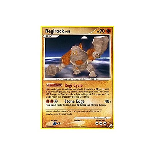 Pokemon Diamond & Pearl Legends Awakened Single Card Regirock #38 Rare [Toy]
