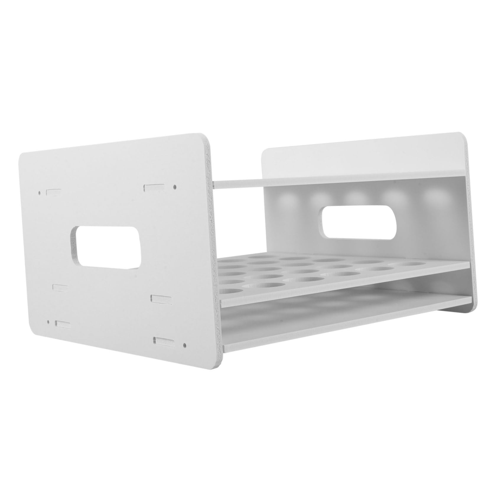 Gatuida Scatola Porta Forbici in Legno Test Tube Display Rack, Organizzazione Cancelleria, per Scuola e Casa