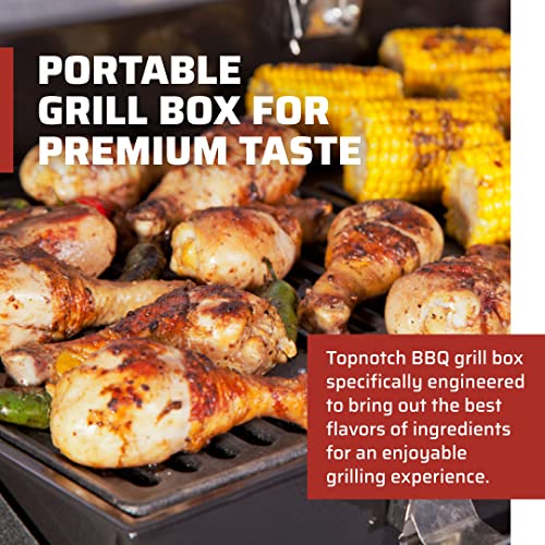 Camp Chef BB-90L Professional Sport Grill Box, Covers 2 Left Burners (Black) image 2