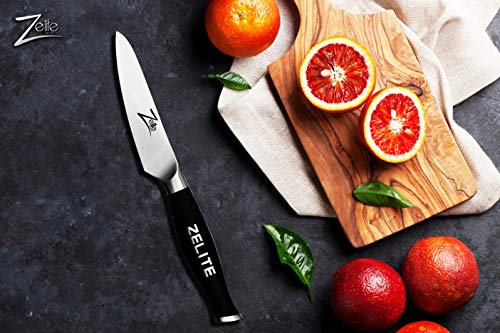 Zelite Infinity Paring Knife 4 Inch - Comfort-Pro Series - German High Carbon Stainless Steel - Razor Sharp