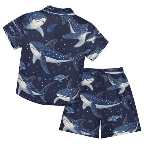 Image of Boccsty Red Strawberry Boy Summer Shorts Sets Hawaiian Toddler Boys T-Shirt & Pants 2 Pcs 3T-10T