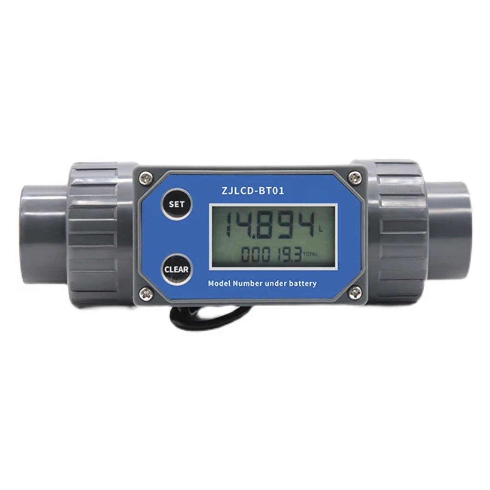 2.5 cm 2.5-1.3 cm 5.1-1.3 cm 7.6 cm turbinowy przepływomierz elektroniczny przepływomierz PCW z cyfrowym wyświetlaczem LCD do nawadniania gospodarstwa/ogrodu precyzyjne odczyty (bez kabla, DN65)