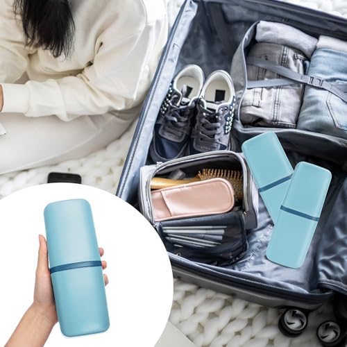 Travel Toothbrush Cup Case Portable PP Seal Tooth Brush Holders Cover White - Bild 13 von 29