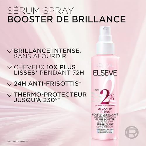'oréal Paris Elseve Glycolic Gloss Sérum Booster De Brillance 150ml - vue 4