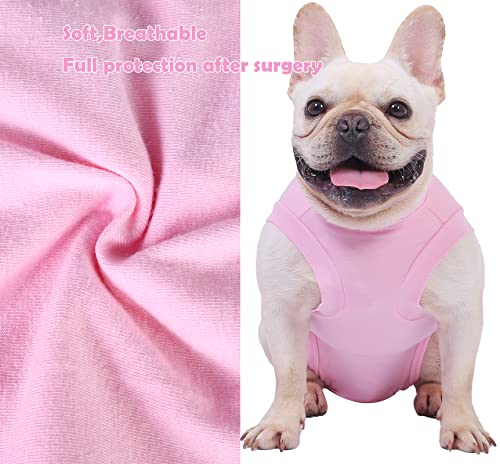 Image of Dog Surgery Recovery Suit - After Spay, Abdominal Wounds Post Surgical Recovery, Anti Licking Breathable Dog Onesies for Small, Medium & Large Pet, Alternative Bandages Cone E-Collar