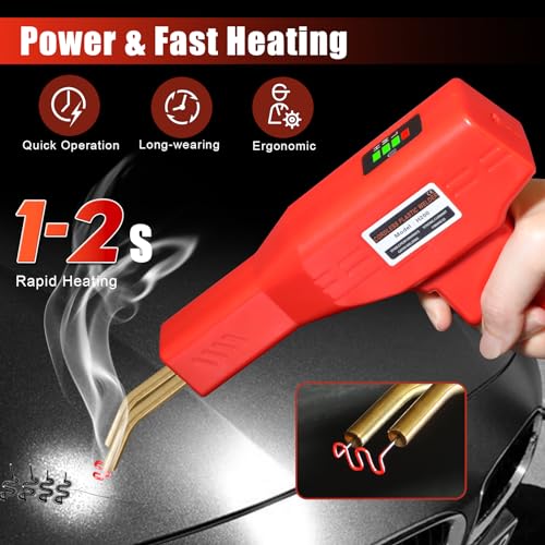 Image of ATOLS Upgraded 220W Cordless Plastic Welder, 1000PCS Staples, USB Rechargeable Cordless Car Bumper Repair Kit with 5000mAh Battery,Hot Stapler Kit, Plastic Welding Kit, Plastic Repair Kit