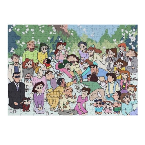 クレヨンしんちゃん ジグソーパズル ぱずる 300ピース 500ピース 1000ピース アニメパターン萌えグッズ 木製パズル 初心者向け 減圧 誕生日 クリスマス プレゼント ギフト 壁飾り 知育玩具 おもちゃ