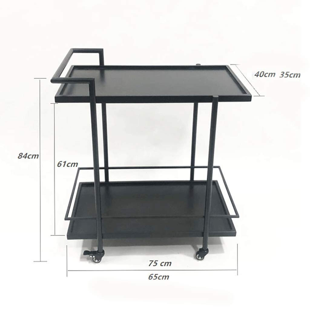 Carrello da bar versatile – Carrello da portata per vino, per bevande, tè e caffè, portatile, per hotel, elegante cucina a isola e bevande nizer.