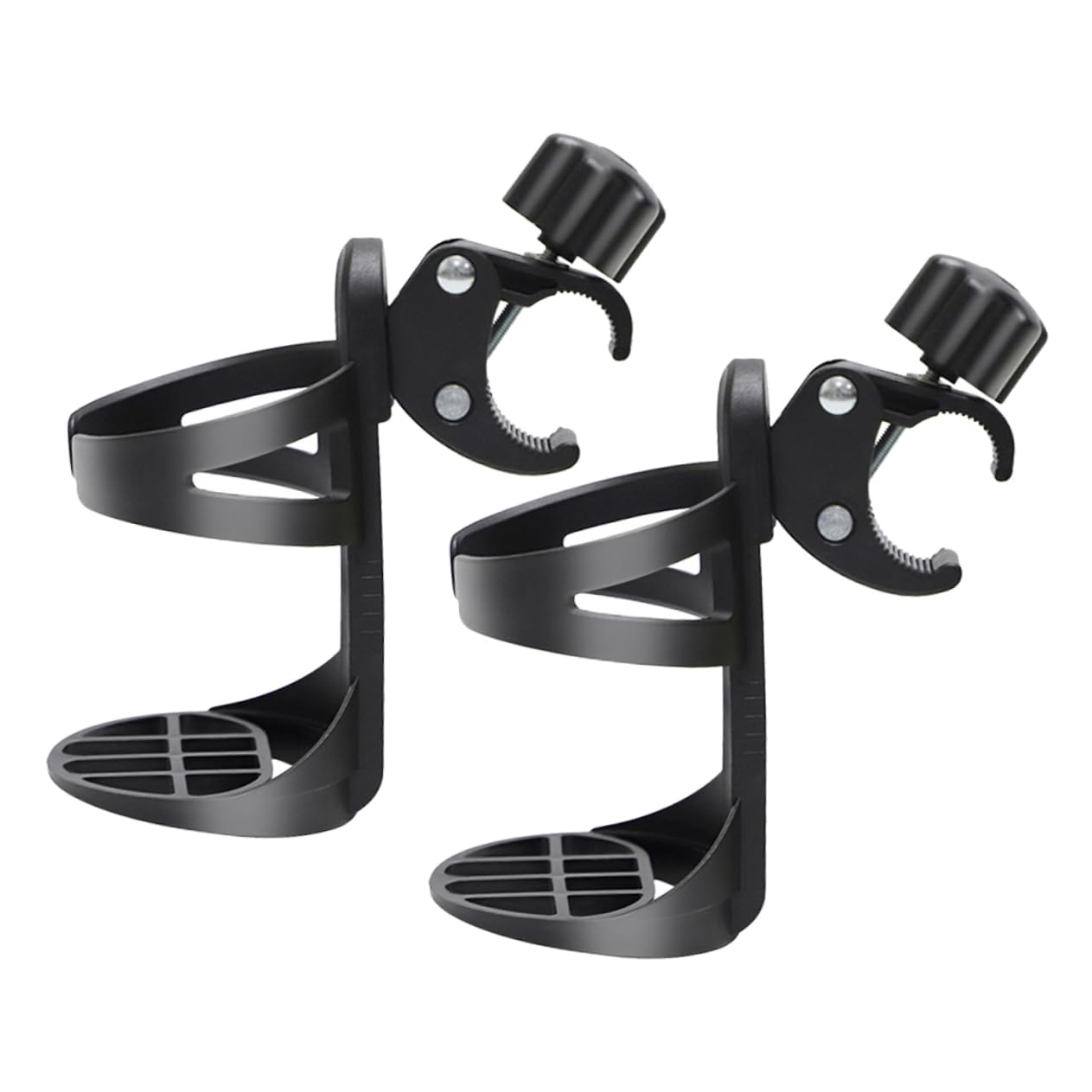 Milisten 2pcs Portable Cup Holder for Wheelchair Walker and Scooter Antitip Design for Stability Versatile Use Hospitals and Outdoor Events Lightweight Beverage Organizer