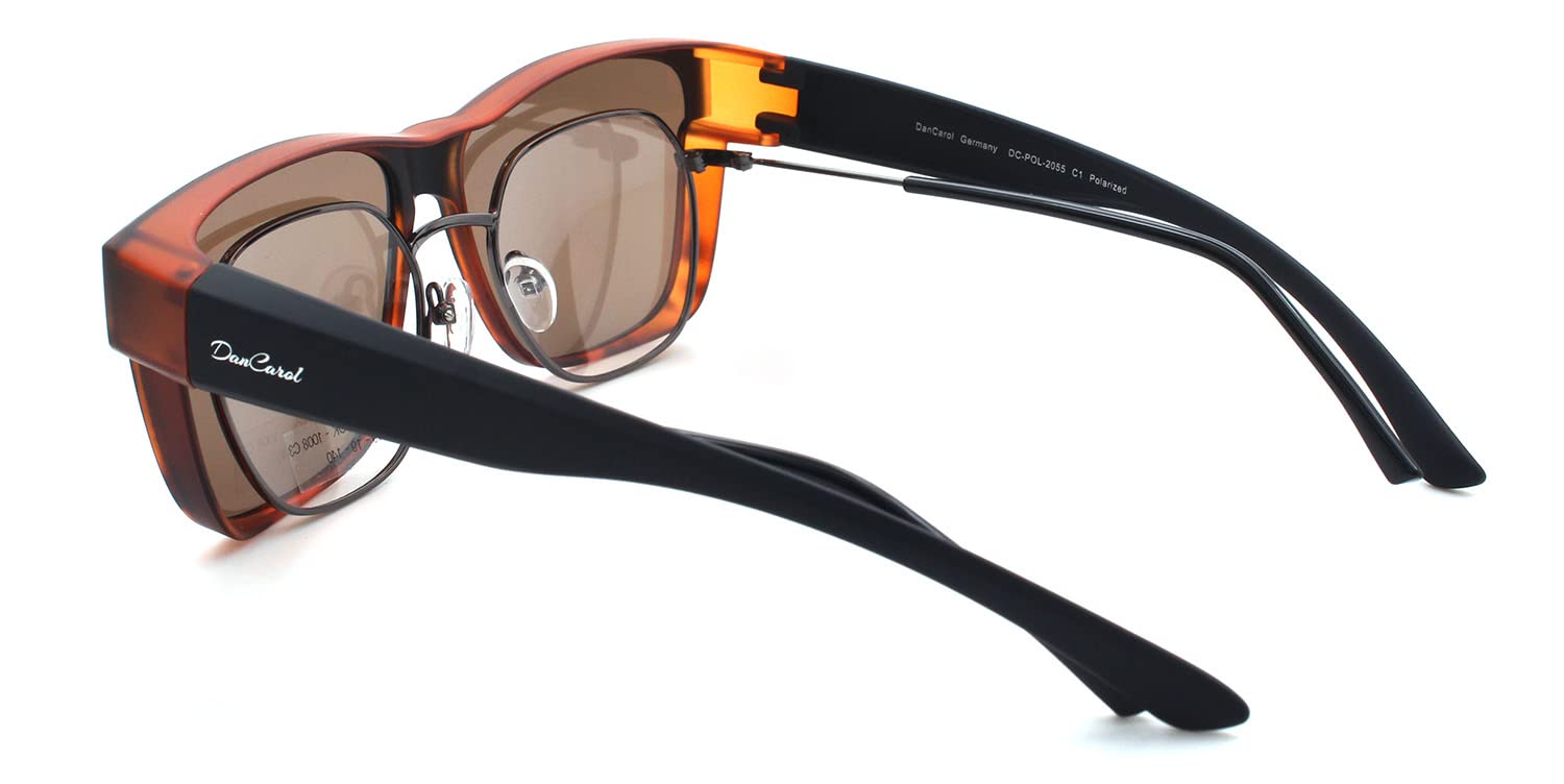 DanCarol DC-POL-2055-C1-Die Überbrille, ideal für Brillenträger Für Große FASSUNG- Polarizierte Gläser
