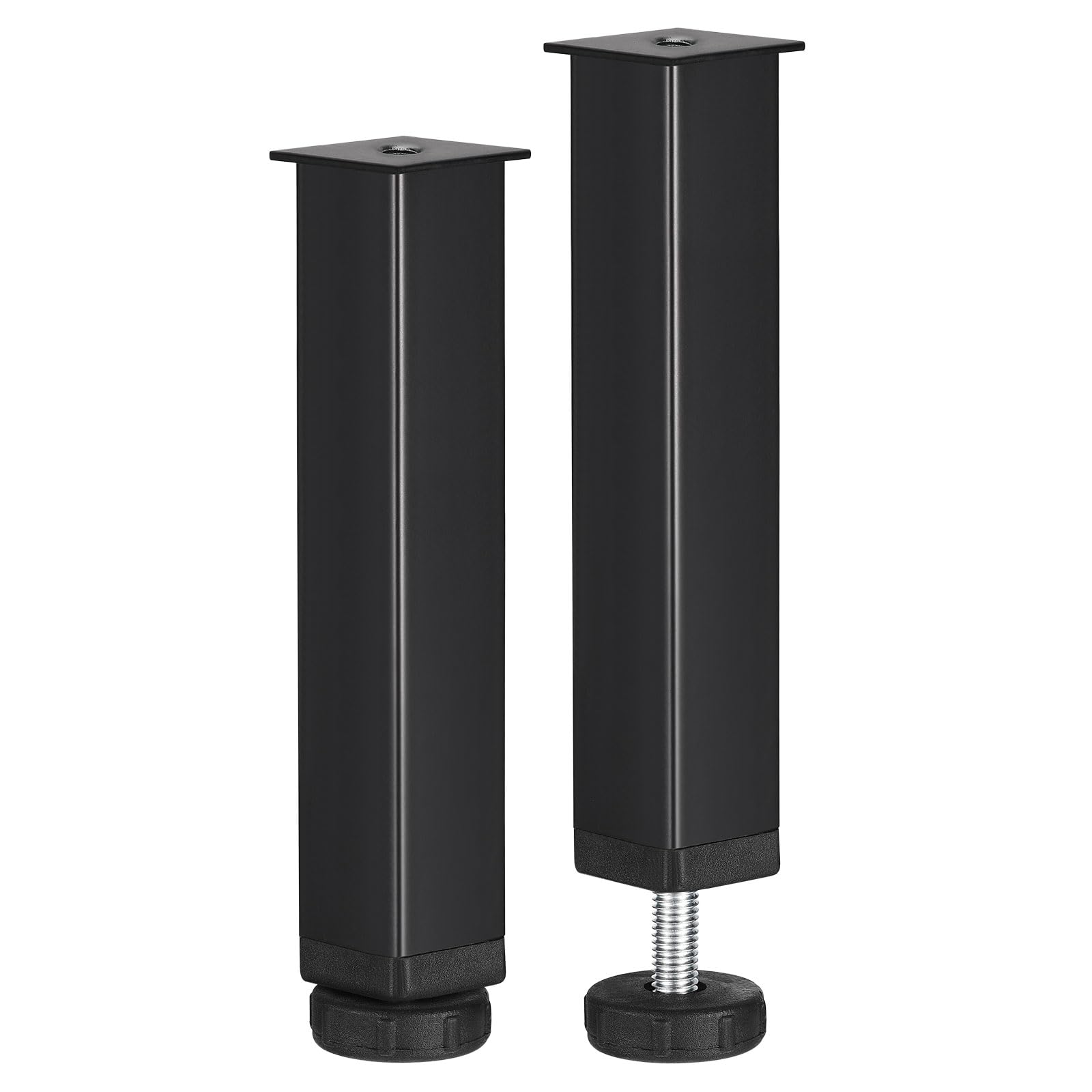 sourcing map 2pcs Adjustable Height Bed Frame Support Legs Risers 180-200mm