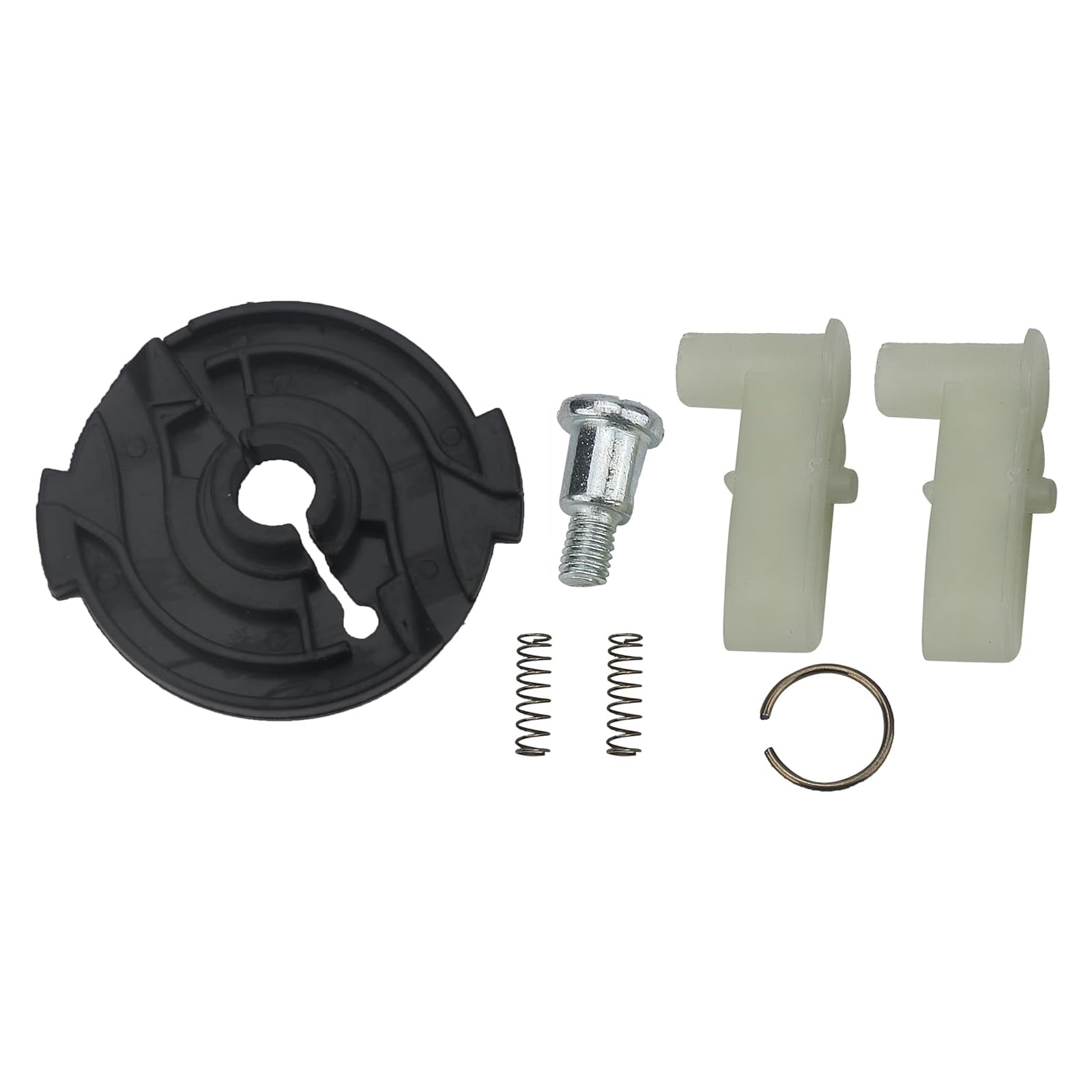 Hzbb Rewind Starter Repair Set With Spring 281505 Pawl 691696 Screw 692299 Pawl Friction Plate For 4-6.75 Engine Replacement Engine Starter Rebuild