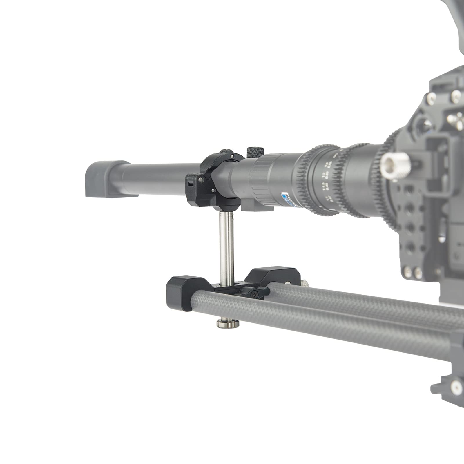 Nitze N04E2 Support d'objectif LWS 15 mm compatible avec les objectifs LAOWA 24 mm T14 2X Periprobe pour système d'épaule DSLR