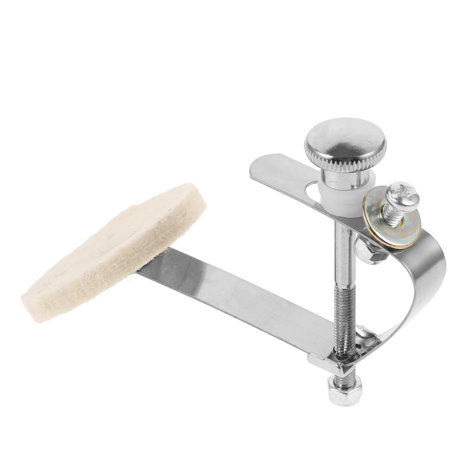 UPKOCH Accessori Per Sordine Per Rullante Smorzatore Del Rullante Pastiglie Di Silenziatore Ammortizzanti Drum Pad Di Controllo Del Tono in Metallo Tamburo Muto Ferro Argentato Beige