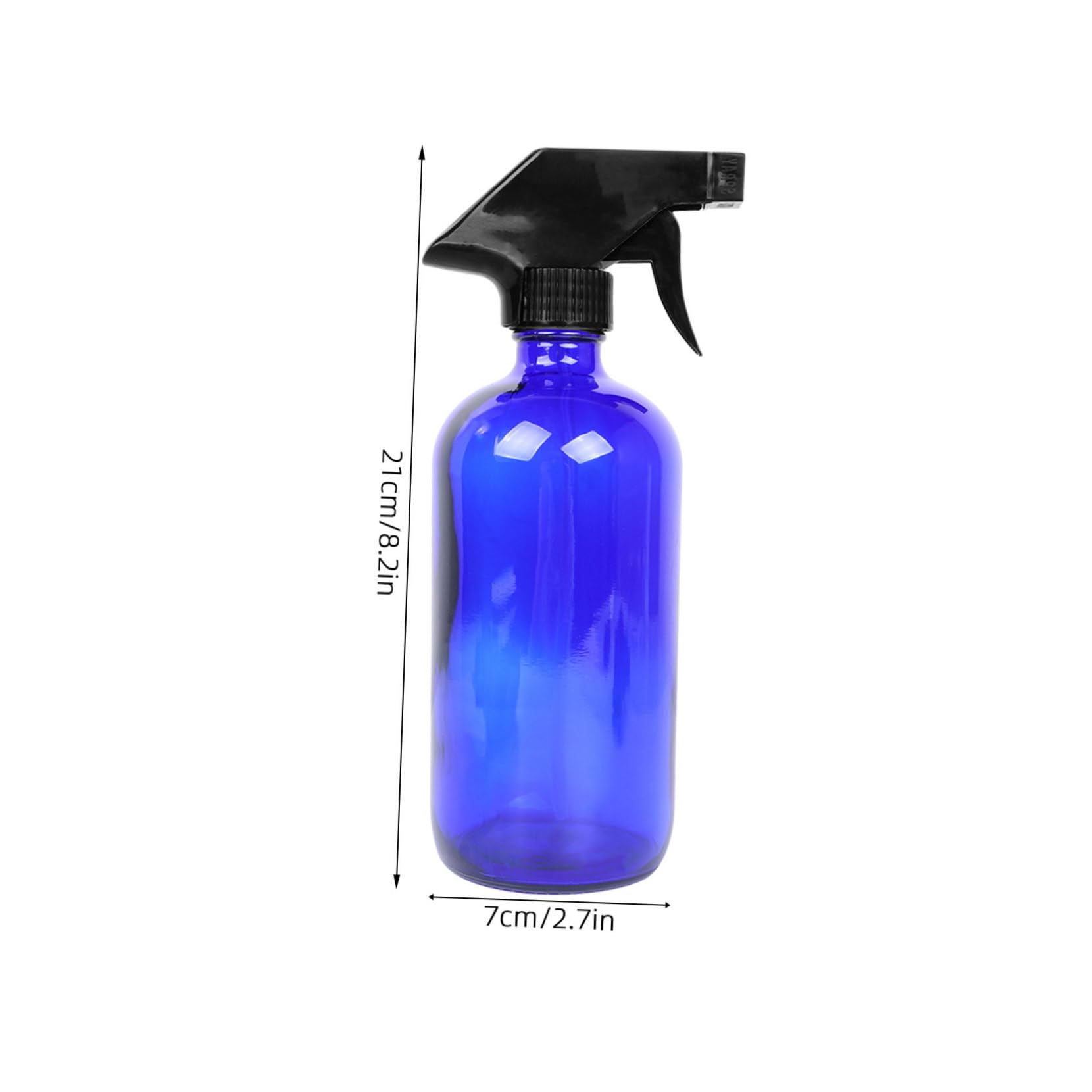 PACKOVE Bottiglia Spray in Vetro 500ml Pompa Pressione e Coperchio, Set da 2 Bottiglie Reutilizzabili per Profumo e Trasporto Viaggio