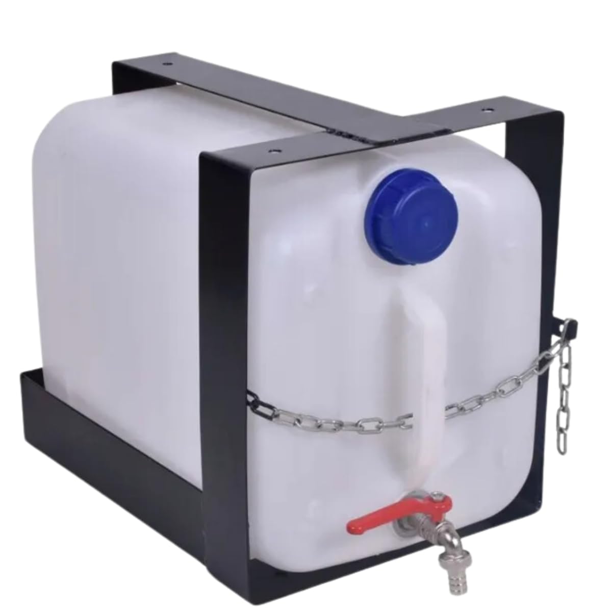 Wasserkanister 20l aus Kunststoff, Wasserbehälter mit Hahn, Trinkwasserkanister Kanister Behälter Wassertank, Kunststoffkanister, für Haus-, Garten-, Auto- und Camping usw, dichten Verschluss