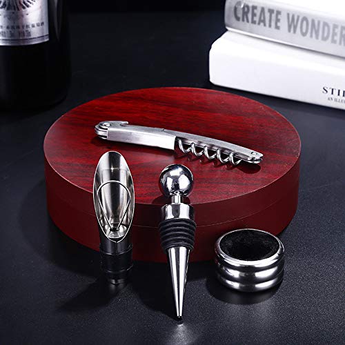 Bague à vin et tire-bouchon kit pour éviter les taches de vin et les bouchons cassés à table