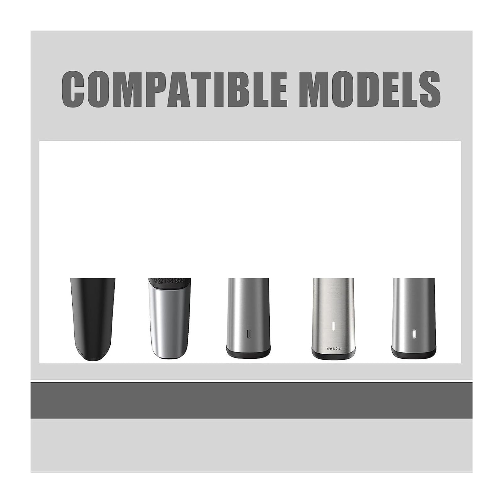 Haarschneider-Ersatzklingen, kompatibel for Philips, | Trimmer 9000, 7000, 5000, 3000 Serie(Steel trimmer)
