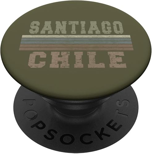 Retro Santiago Chile PopSockets Standard PopGrip