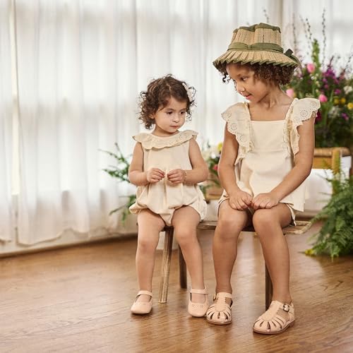 Image of Modern Moments by Gerber Baby Girls' 2-piece Gauze Top & Short Set