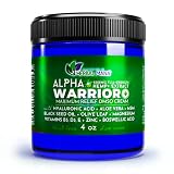 Herbal Mana Alpha Warrior with 5000mg Hemp & 99.9% Pure DMSO Cream - Maximum Strength MSM, Hyaluroni