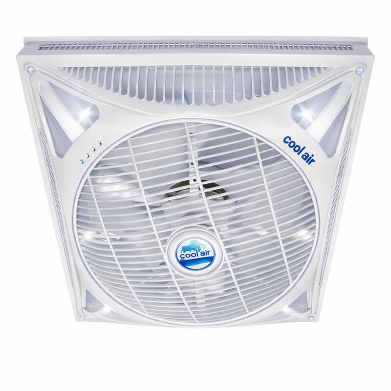 Cool air Box Type Ceiling Fan with LED & Remote | 600x600mm Frame & 150mm High-Speed Ventilation Fan for Kitchen & Bathroom-image-37