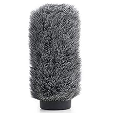 Professional Windscreen - Furry windmuff fit your Rode NTG2, NTG3，Sennheiser MKH416 shotgun microphone, and any shotgun mics with a maximum slot length of 180mm (7.1") and a diameter of 18-24mm.（As Rode WS7 Wind Shield） Superior Wind Protection - Win...
