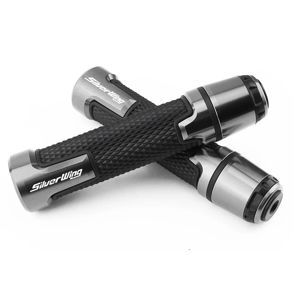 Manopole Manubrio Moto per H&Onda Silver Wing GT 400 600 SilverWing GT400 GT600 FSC600 FJS 7/8 "22MM Moto CNC Accessori in Alluminio Manopole Manubrio(Titanium)