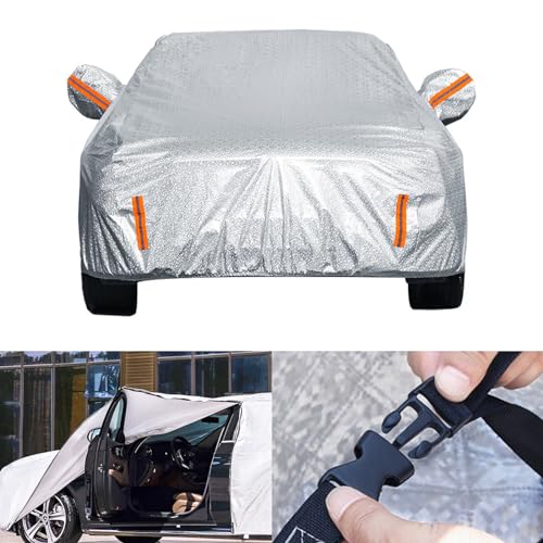 Halb-Autoabdeckung Für Acura TSX 2004-2014 - Hagelschutz Mit Reflektorstreifen