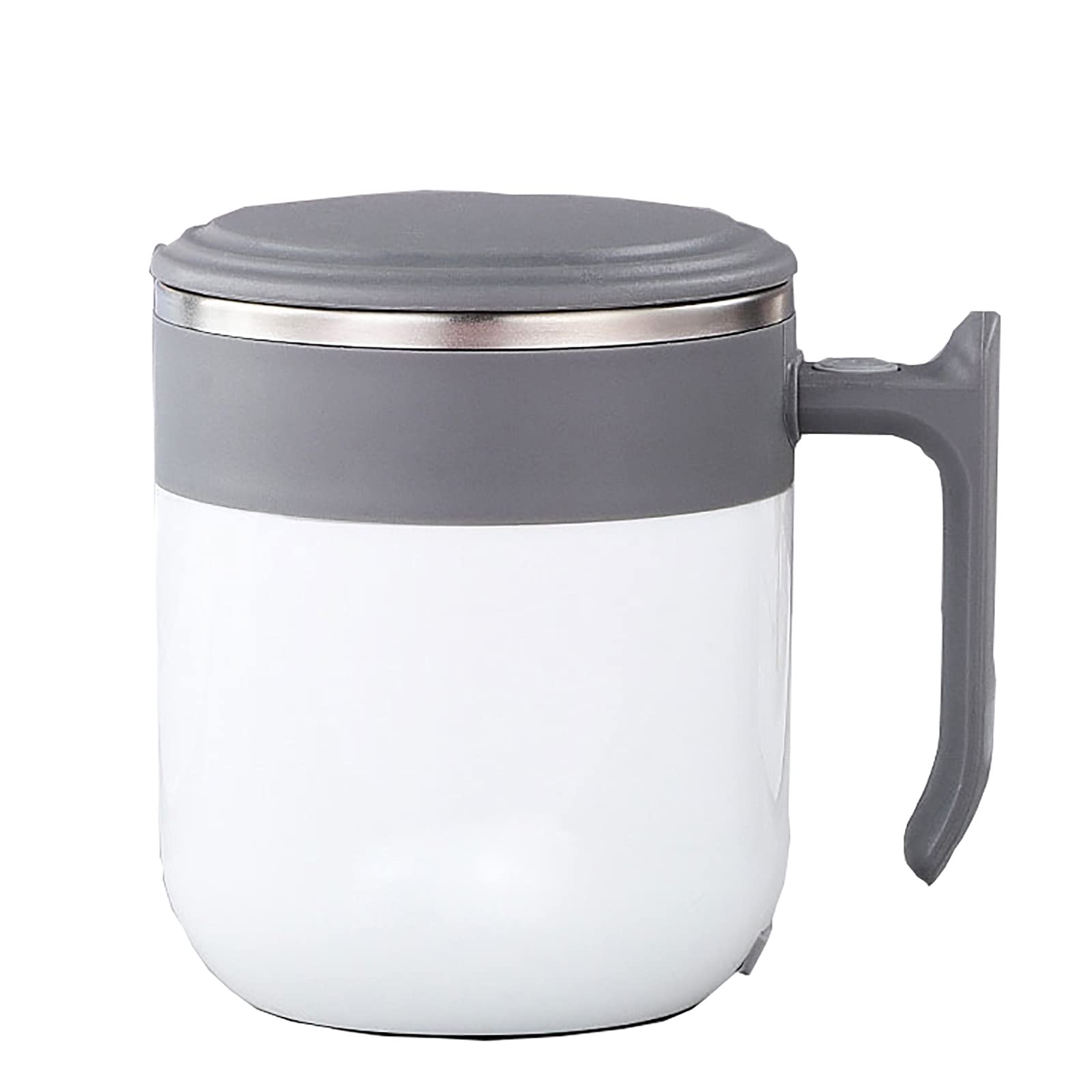 SuDeLLong Self Stirring Coffee Mug Charging Temperature Difference Automatic Mixing Cup Coffee Cup Portable Mixing Cup Electric Cup (Color : Gray, Size : 8.5x8.5x11CM)