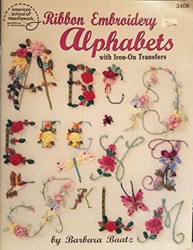 Ribbon Embroidery Alphabets with Iron On Transfers