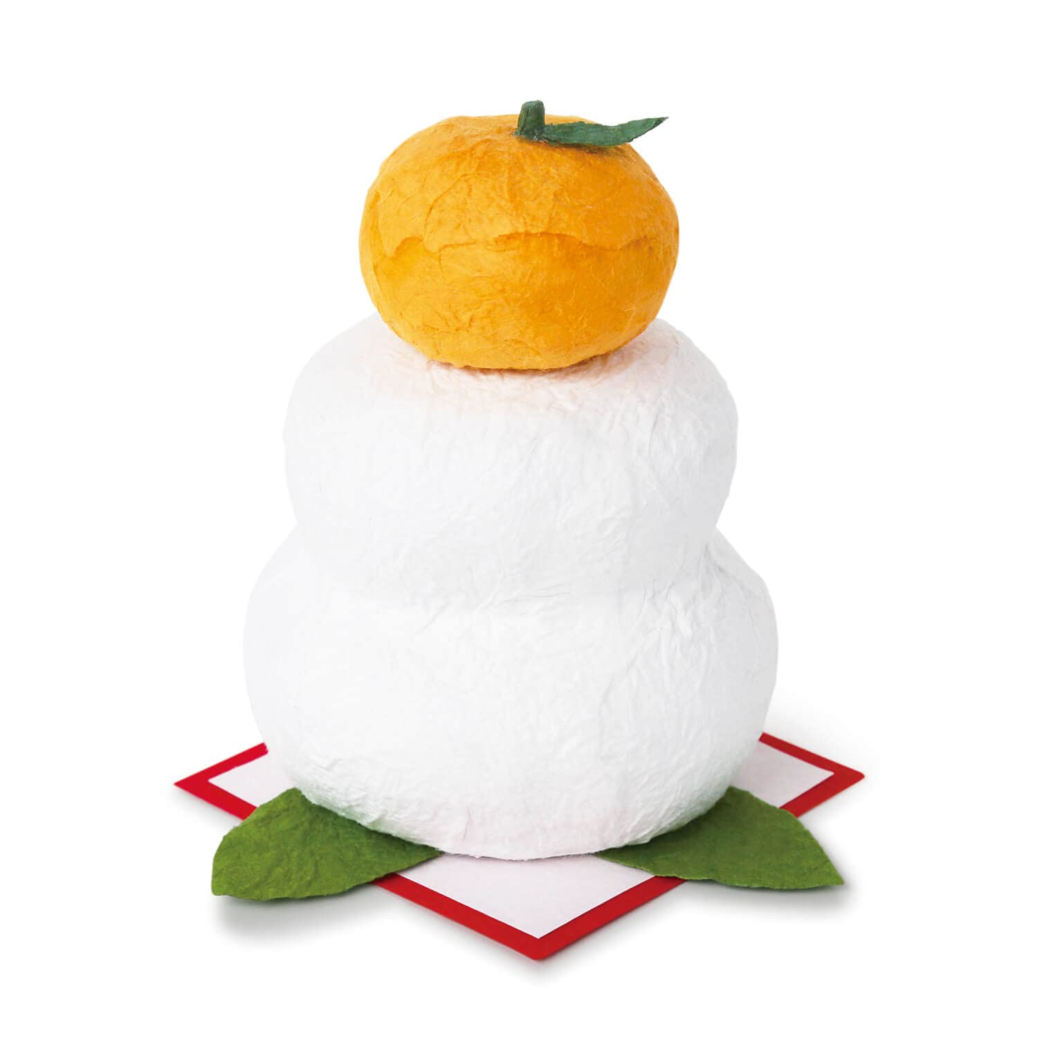 Medetaya Japanese Paper Kagami Mochi Mini New Year Figurine Decoration