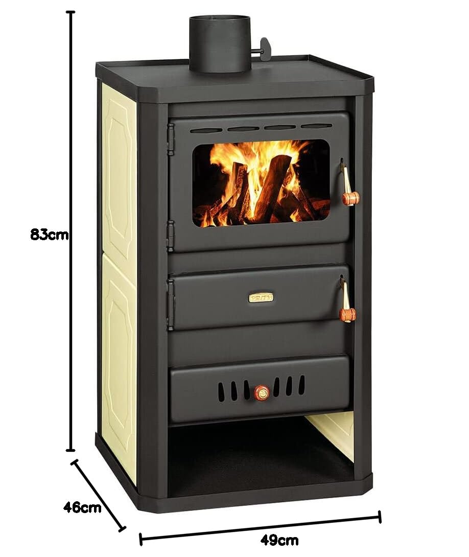 Prity S2 W10 Poêle à bois 5 + 10 kW