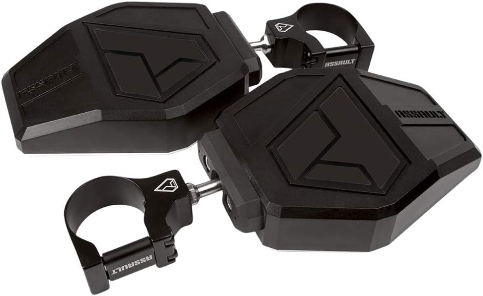 Assault Industries 101005SM11312-Aviator Mirror- Raw (1.75" Clamp)