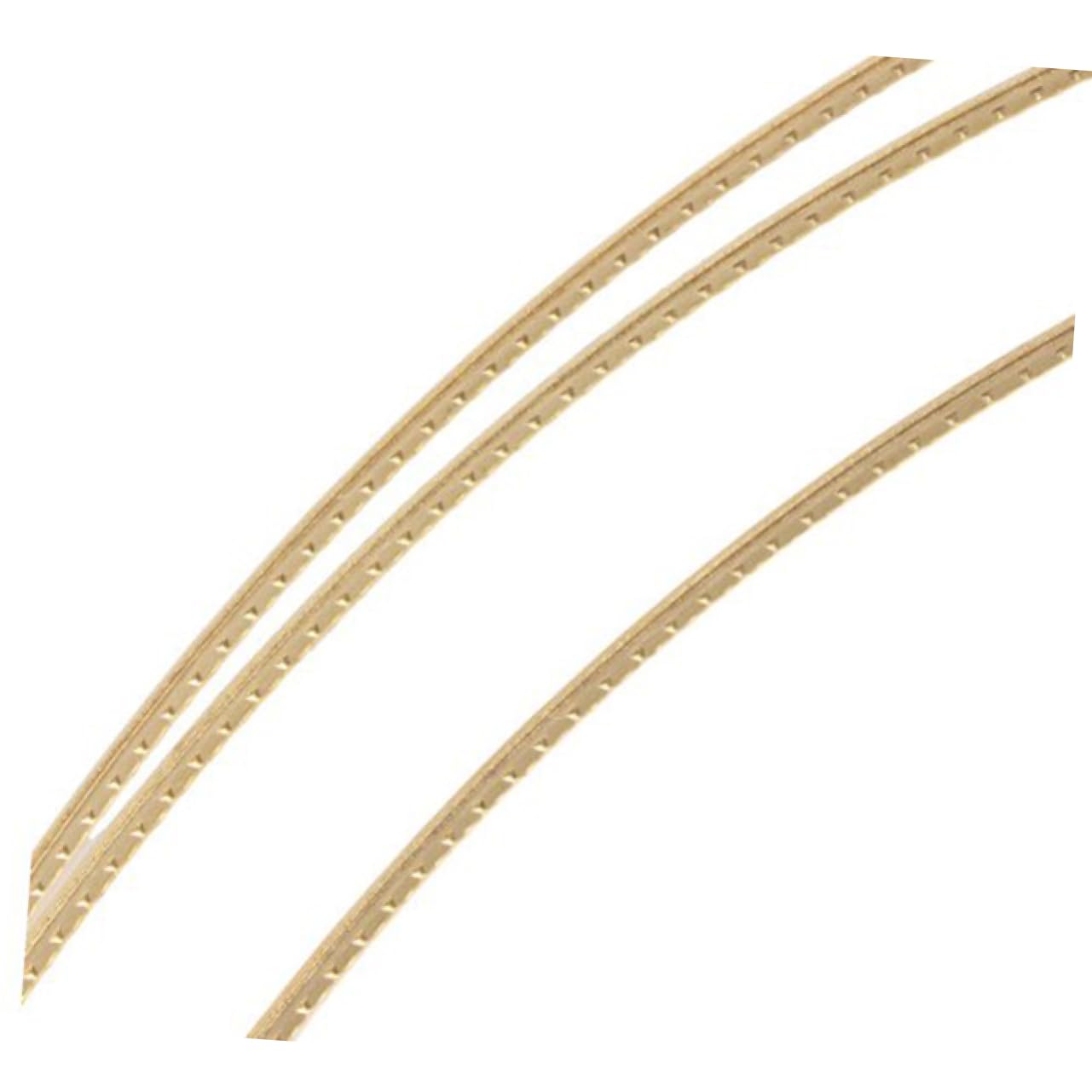 Wakauto 2.2mm Wide Brass Guitar Fretwire 8ft Length for Classic Acoustic Guitars