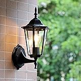  Métal Étanche Extérieure Personnalité Applique Murale Faire Vieux Européen Rétro Créatif Hexagonal Applique Corridor Allée Jardin Villa Cour Applique Murale Bar Américain Café Change for the better