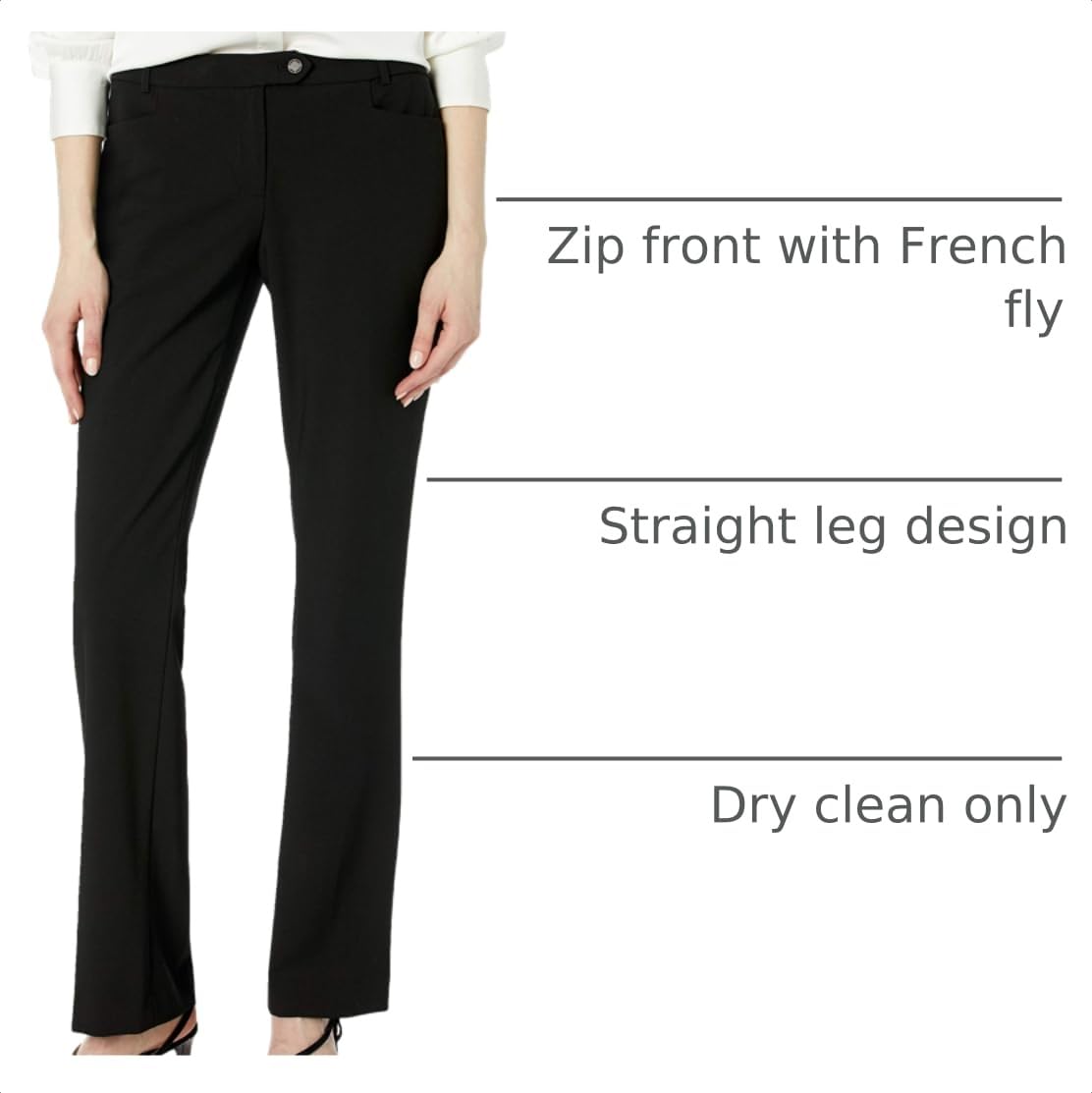 Calvin Klein Womens Classic Fit Straight Leg Suit Pants product thumbnail 5