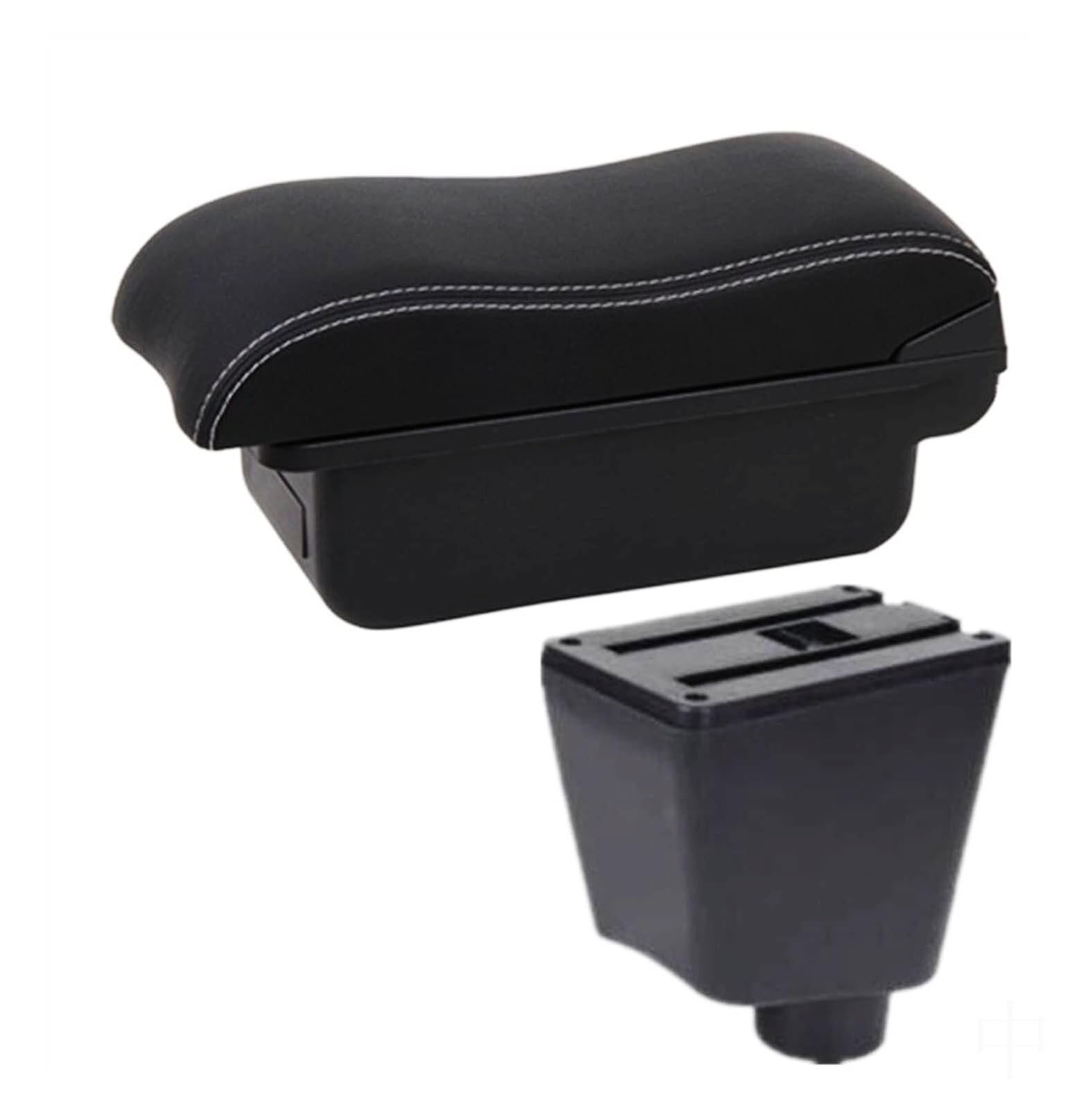 Car Armrest Storage Box For Captur and For Clio 4 2015-2018 Armrest Storage For Box with USB and Ashtray