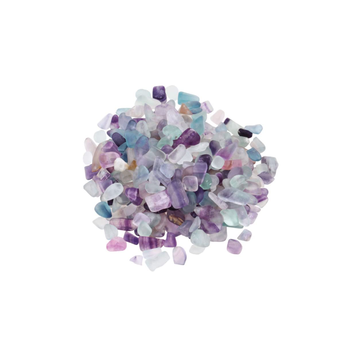 Mipcase Unique Crystal Fluorite Decorative Gravel 500g Set Fish Tank Stone Natural Stone Ornament DIY Craft Material