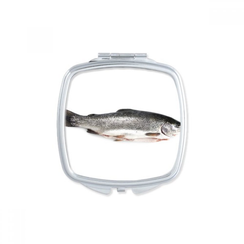 Petit miroir de poche poisson multicolore idée cadeau mignon